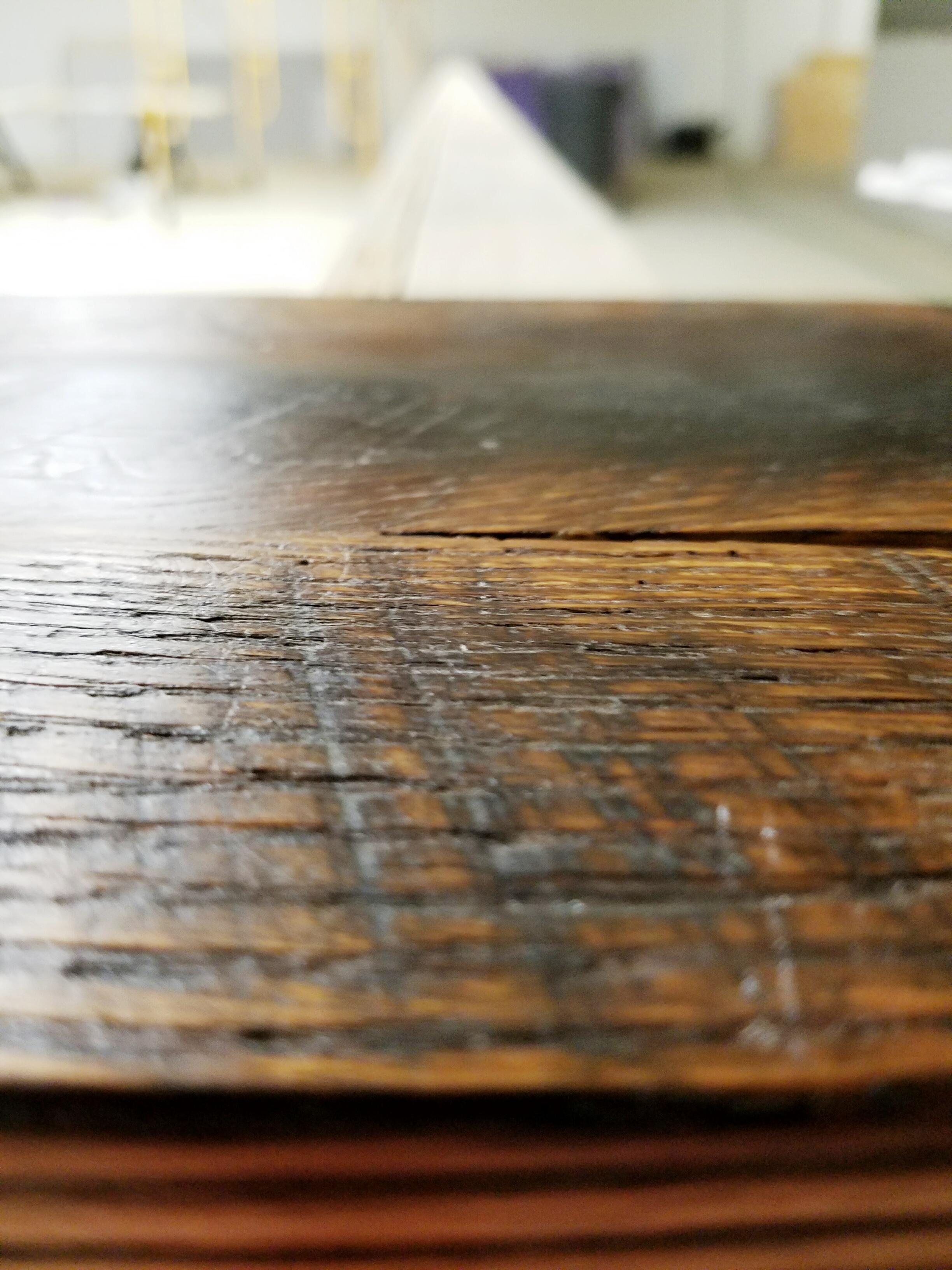 Oak Wood Used For Bar Slab & Table Top Slabs