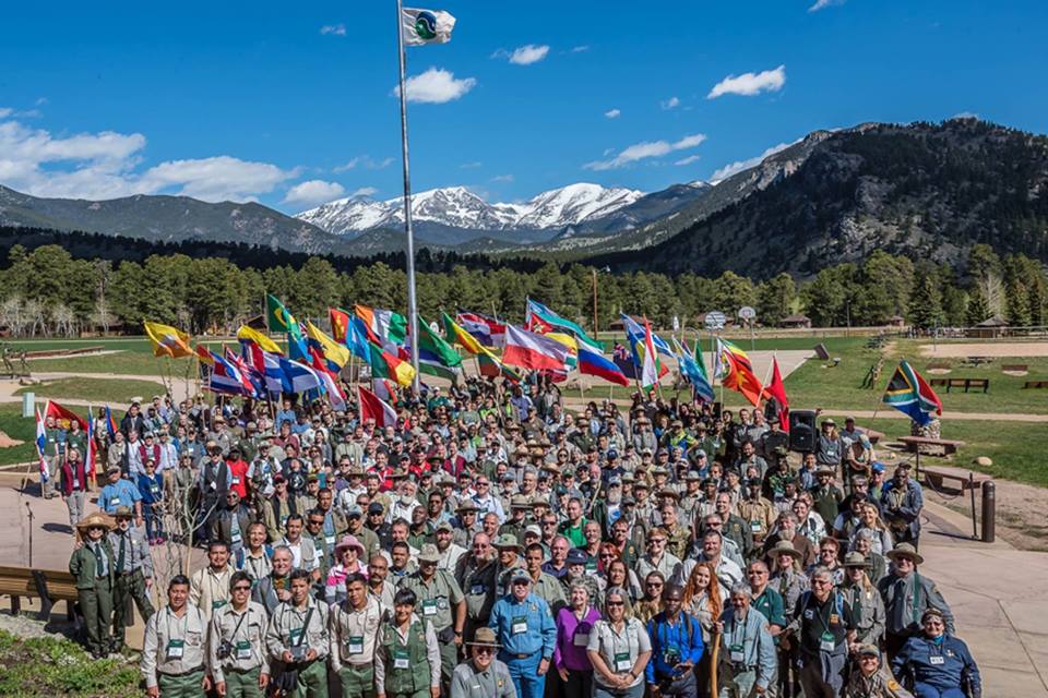 Attendees at the 8th IRF World Ranger Congress in 2016 - Estes Park, Colorado