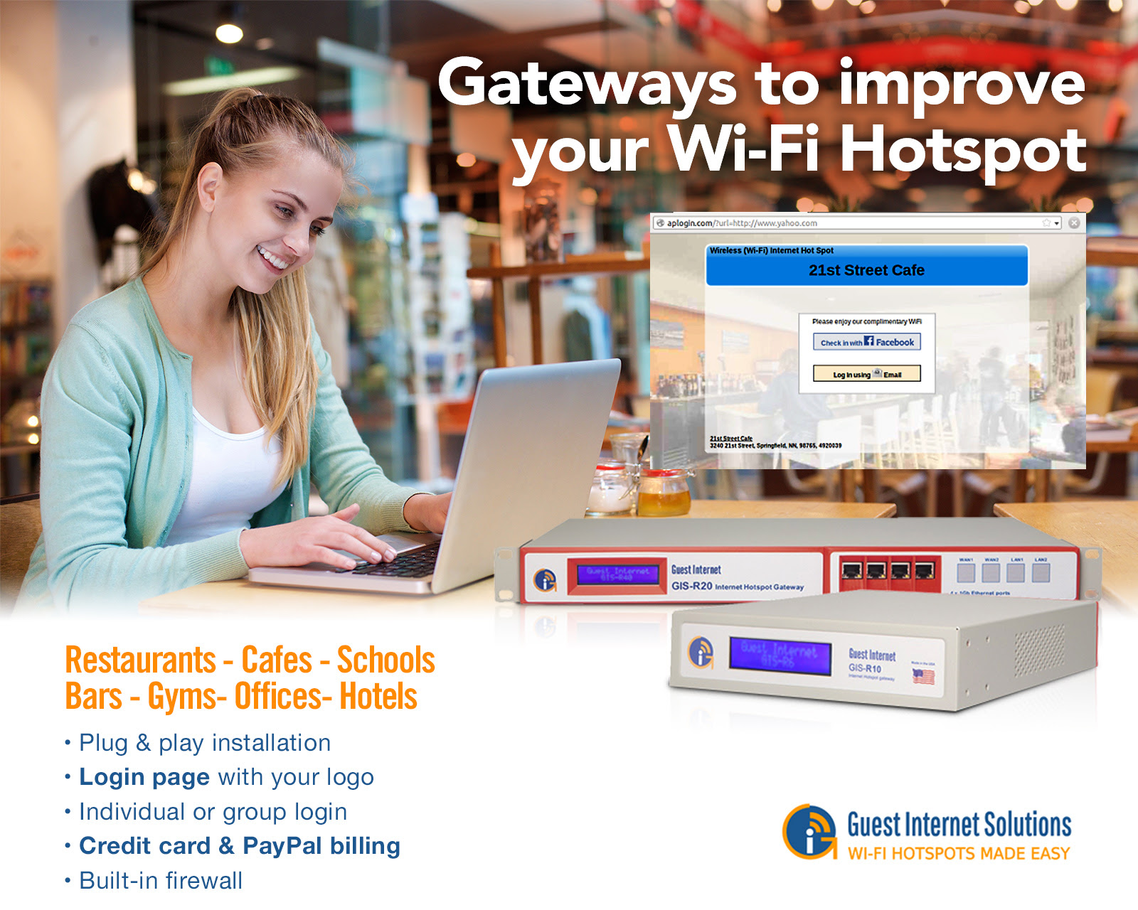 WiFi Gateway Hotspots