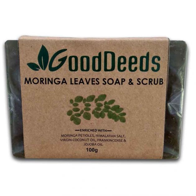 Gooddeeds Moringa Leaves Soap & Scrub