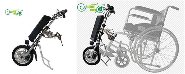 Electric Handcycle Wheelchair Attachment