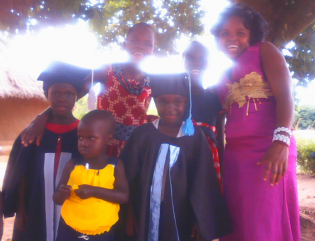 A ‘proud mum’ moment for Lusanya when 2 of her children graduate