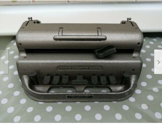 The Perkin Brailler Typewriter